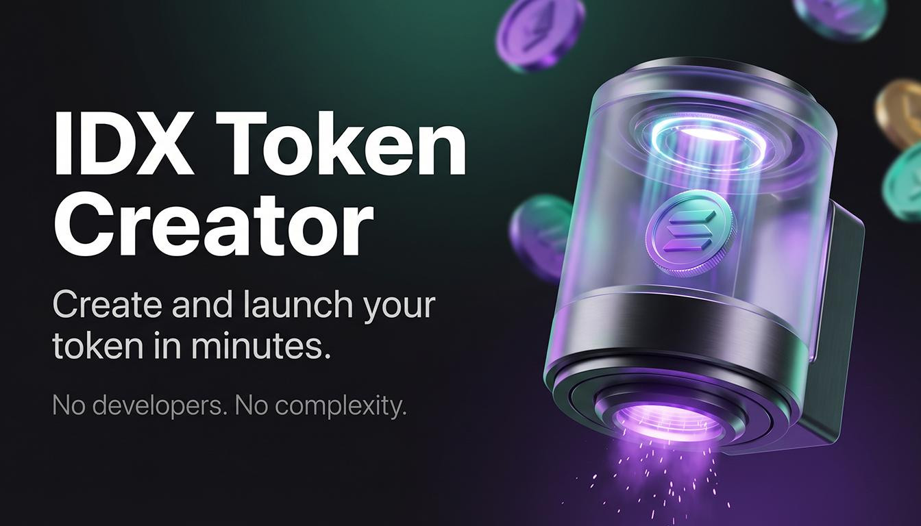 IDX Token Creator — create and launch your Solana SPL token in minutes